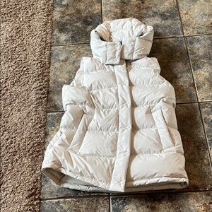 lululemon athletica White Quilted Down Vest